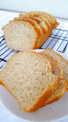 slices of bread sitting on top of a piece of paper