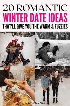 Need some winter date ideas that’ll take you and your partners minds off the cold? Check out these romantic winter date ideas that’ll make you feel warm and cozy both inside and out Cute Winter Date Ideas, Bob Ross Youtube, Romantic Picnic Food, Great Date Ideas, Romanticized Life, Winter Date Outfits, Romantic Meals