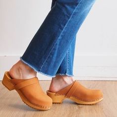 Hoof | Shoes | Beige Nubuk Swedish Clogs Hoof | Poshmark Hoof Shoes, Comfy Shoe, Shoes Beige, Casual Footwear, Comfy Shoes, Poplar Wood