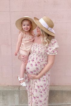 Puff Sleeves & Blush Pink | Everley & Me | Omaha Based Mommy & Me Style Blog... Ditsy Floral, Floral Dress, Puff Sleeves, Fashion, Style, Women's Fashion, Pregnancy, Bump Style, Maternity Fashion, Pregnancy Style, Ruffle Onesie, Kids Fashion, Matching Outfits, Family Style, Family Outfits, Photoshoot, What to Wear for a Family Photoshoot, Straw Hat, Espadrilles, Spring Style, Style Inspo, Inspiration, Mama, Mini, Pink, Flowers, Shirred, Smocking, Omaha, Blogger, Blogger Style, Mother Ruffle Onesie, Illustrated Portraits, Mom Fits, Dream Family