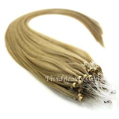 200 Micro Loop Ring Bead I Tip Indian Remy Human Hair Extensions Dark Blonde #12 200 Micro Loop Ring Bead I Tip Indian Remy Human Hair Extensions Dark Blonde #12 Click images to enlarge Description * Quantity: 200 strands * Color: Dark Blonde #12 * Texture: Straight * Length: 22" inches long * Weight: 0.8g each strand * Condition: Brand New * Hair Type: Indian Remy Silky Human Hair  Note: Please understand due to the color resolution differences on each computer, pictures may not reflect the act Beaded Hair Extensions, Indian Remy Human Hair, Bead Tips, Street Style Parisian, Remy Human Hair Extensions, Dark Blonde, Real Human Hair, Wigs Hair Extensions, Remy Human Hair