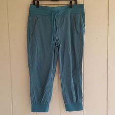 Athleta Please Look At All The Pictures For Best Description Good Condition New Without Tags Measurements Taken Laid Flat And Are Approx Thanks. Waist 35" Inseam 23.5" Rise 11" Stretch Sports Joggers With Pull-on Style, Sports Activewear With Drawstring Long Pants, Drawstring Long Pants Activewear For Sports, Stretch Sports Pants With Drawstring, Blue Drawstring Athleisure Pants, Blue Sporty Sweatpants With Drawstring, Sporty Blue Sweatpants With Drawstring, Sporty Blue Joggers With Drawstring, Stretch Activewear With Drawstring For Jogging