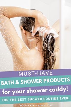 "These shower products are SO good! Some of them even have the most beautiful aesthetic too and i love using them in my shower routine!" These are the BEST shower products you need to smell good all day long and are the best shower products for women too based on popularity and reviews! These shower products for skin and beauty are the best shower routine products and they smell so good too! We've even included some top picks for the best after shower hair products! Perfect Shower Routine, To Smell Good, Homemade Body Care