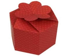 a red gift box with a bow on top