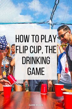 flip cup drinking game Outdoor Drinking Games