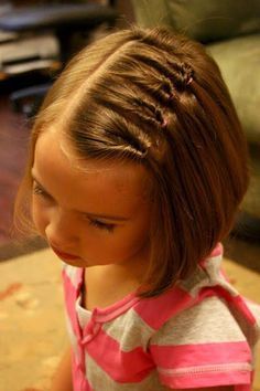 Sanggul Modern, Easy Hairstyles For Kids, Easy Hairstyles Quick, Peinados Fáciles Para Cabello Corto, Penteado Cabelo Curto, Toddler Hair, Bob Hairstyle, Hair Dos, Pretty Hairstyles