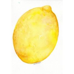 a watercolor painting of a yellow circle