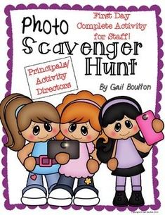 the scavenger hunt for students to learn how to use their cell phones and take pictures