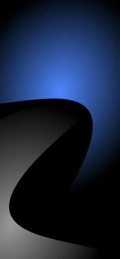 an abstract black and blue background with curves