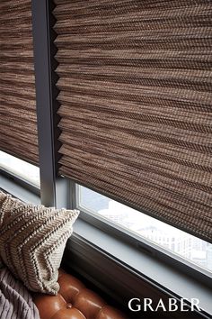 an image of a window with blinds in it