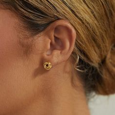 Love Knot Stud Earrings Small Earrings Gold, Hand Jewelry Rings, Elephant Earrings Studs, Cross Earrings Studs, Knot Stud Earrings, Knot Studs, Bar Stud Earrings, Evil Eye Earrings, Star Earrings Stud