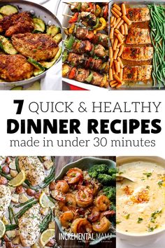 7 quick and healthy dinner recipes made in under 30 minutes