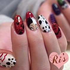 Disneyland Nails, Gel Nails Long, Pretty Nail Art Designs, Disney Nails, Acrylic Nails Coffin Short, Nails Coffin, Dream Nails