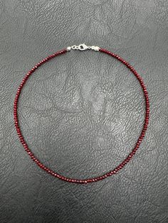 Red beaded necklace very cute and aesthetic. Will add extending length chain when shipped! Red Single Strand Crystal Necklace With Round Beads, Red Crystal Necklace With Single Strand Round Beads, Burgundy Beaded Necklaces With Round Beads As Gift, Red Crystal Necklaces With Faceted Beads For Jewelry Making, Handmade Burgundy Necklaces With Round Beads, Red Faceted Crystal Necklaces For Jewelry Making, Red Adjustable Necklaces With Lobster Clasp, Red Adjustable Necklace With Lobster Clasp, Adjustable Red Necklace With Lobster Clasp