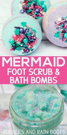 Diy Face Mask For Kids Spa Party, Diy Spa Crafts, Spa Day For Girls Diy Party Ideas, Bath Bomb For Kids Diy, Mermaid Spa Party Ideas, At Home Spa Day Ideas Birthday Parties, Mermaid Spa Birthday Party, Spa Party Crafts For Kids, Diy Spa Day At Home Kids