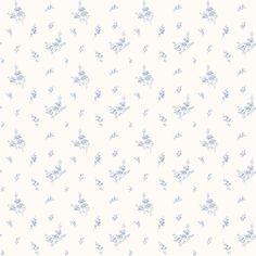 sample tiny roses blue wallpaper from the miniatures 2 collection by galerie wallcoverings 1 Pretty Meadow, Matte Wallpaper, Blue Floral Wallpaper, English Country Garden, Cluster Design, W Wallpaper, Meadow Flowers, Pip Studio, Macbook Wallpaper