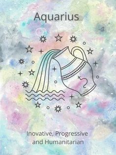 the cover of aquarius's book, innovative progress and humanism