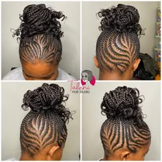 Bday Braids, Hairstyles Puff, Birthday Braids, Puff Hairstyles, Beyonce Braids, Sassy Hairstyles, Cornrows With Box Braids, Latest Braided Hairstyles, Micro Braids Hairstyles