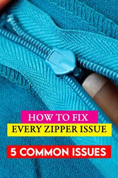 how to fix a broken zipper Sew Zipper, Sewing Machine Basics, Sewing Alterations, Sewing Stitches, Sewing Class