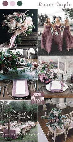 wedding color palettes for the bride and groom