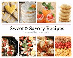 sweet and savory recipes for valentine's day, brunch or desserts