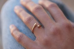 Gold ring, Solid gold ring, 14k gold ring, Adjustable gold ring, Gold ring for woman, Minimalist gol Ring For Little Finger, Adjustable Gold Ring, Minimalist Gold Ring, Gold Ring Women, Gold Ring Unique, Unique Gold Rings, Gold Pinky Ring, Signet Rings Women, Plain Gold Ring