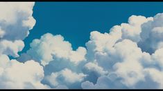 Anime Clouds Studio Ghibli Sky Wallpaper Background Painting Sunny Day Ghibli Sky Wallpaper, Studio Ghibli Sky, Clouds Wallpaper Desktop, Studio Ghibli Clouds, Ghibli Clouds, Ghibli Sky, Sky Horizontal, Anime Clouds, Ghibli Core