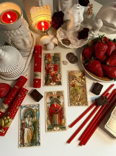 Red Witchcraft Aesthetic, Cherry Wine, Witches Altar, Rider Waite Tarot, Tarot Card Readers, Tarot Astrology, Candle Branding, Tarot Cards Art, Candle Business Witch Lifestyle, Unique Tarot Decks, Knight Of Cups, Red Witch, Witchcraft Altar