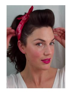 6 PIN UP looks for BEGINNERS ( QUICK and EASY VINTAGE/ RETRO hairstyles)... Vintage Retro Hairstyles