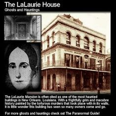 the laurie house ghost and hangings is located in new orleans, where it was originally