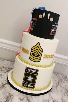 retirement party military cake Diy Retirement Party Decorations, Military Retirement Party