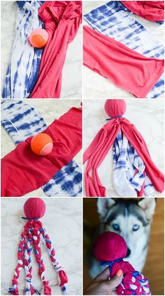 the instructions for how to make a scarf with yarn and pom - poms