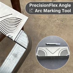 the precisionflex angle arc marking tool is designed to be used on all surfaces