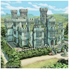 this is an artist's rendering of a castle