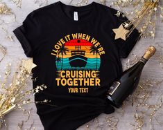 I Love It When We're Cruising Together Shirt,Vacation Shirts,Cruise shirts,Family cruise shirts.Cruise shirt,Personalized shirts. * Order Processing: Expect your order to be processed within 1 business day (excluding holidays). Shipping times vary based on your chosen method and location. For quicker delivery,     consider upgrading your shipping option during checkout. * Custom-Made Items: Each item is crafted to order. Unfortunately, we cannot accommodate returns or exchanges unless the items are received damaged or defective. * Size Charts: Take a moment to review the comprehensive size charts provided in the product images. * Sizing Note: Keep in mind that our sizing chart reflects measurements for one side of the shirt, not the full circumference. * Size Variations: Sizes may differ b Family Cruise Shirts, Big Little Reveal, Squad Shirt, Cruise Travel, Cruise Vacation, Friends Shirt