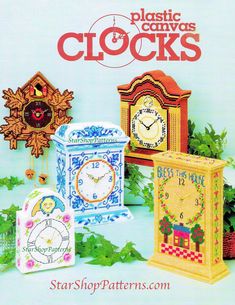 the book is about clocks and other things to make it look like they are made out of wood