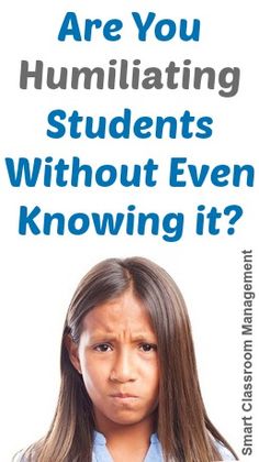 a poster with the words are you huminating students without even known it?