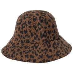 Roxie - 6 Panel Bucket Hat with Leopard Pattern-BUCKET-San Diego Hat Company Reversible Bucket Hat With Curved Brim, Brown Curved Brim Bucket Hat, Cheetah Bucket Hat Outfit, Leopard Print Hat, Leopard Bucket Hat, Mirror Man, Mally Beauty, Adaptive Clothing, Earmuffs