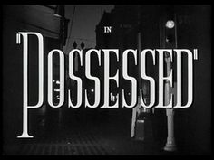 the title for possession, written in black and white on a city street at night