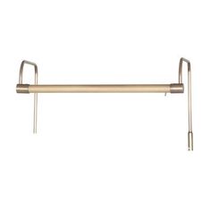 a metal bar with two handles on the top and one handle on the bottom, against a white background