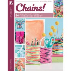 the book is about crochet and how to use it for projects like crafts