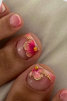 Gel Toe Nails, Acrylic Toe Nails, Pretty Toe Nails, Cute Toe Nails, Dope Nail Designs, Short Square Acrylic Nails