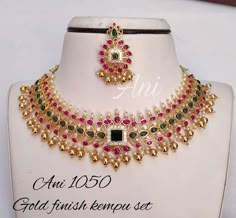 Bridal Jewellry, Ruby Necklace Designs, Pearls Jewellery, Indian Jewelry Earrings, Beautiful Gold Necklaces, Gold Necklace Indian Bridal Jewelry, Bridal Choker