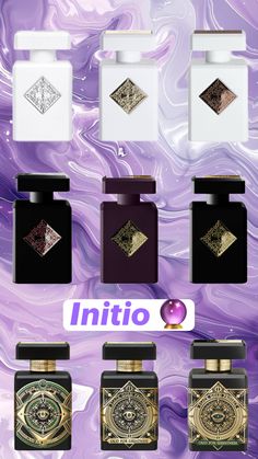 an advertisement for the perfume brand, initio