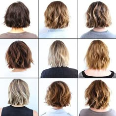 Layered bobs More Short Layered Bob Hairstyles, Layered Bob Hairstyles, Penteado Cabelo Curto, Mid Length Hair, Different Hairstyles, Long Bob, Great Hair, Bobs Haircuts