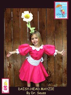 Dr. Seuss Character Costumes | Kaylee - Daisy-Head Mayzie. Dr. Seuss - Homemade… Dr Seuss Diy Costumes, Daisy Head Mayzie, Dr. Seuss Costumes, Dr Suess Characters, Seuss Costumes, Lorax Costume, Dr Seuss Costumes, Seussical Costumes