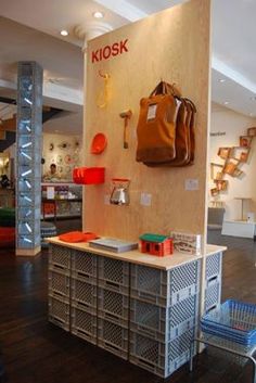 the inside of a children's store with lots of furniture and accessories on display