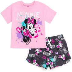 Terry Shorts Outfit, Disney With A Toddler, Toddler Girl Shorts, Baby Minnie Mouse, Minnie Mouse Girl, French Terry Shorts, Shorts Outfit, Soft Clothes, Terry Shorts