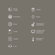 an image of different types of symbols and their meanings on a gray background with white text