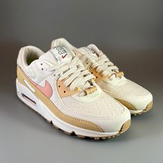 Nike Air Max 90 Se 'Sun Club - Sail Artic Orange' Sku Dj9997-101 Msrp $130 New, 100% Authentic, Box Missing Lid Price Is Firm Nike Sun Club, Nike Air Max 90 Se, Softball Shoes, Black Athletic Shoes, Nike Air Max Thea, White Running Shoes, Pink Running Shoes, Nike Air Zoom Pegasus, Air Max Women